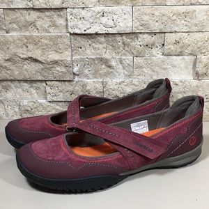 Merrell Albany MJ Leather Flats Shoes 8.5
